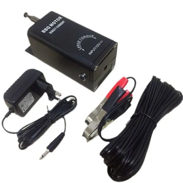 Grill elektryczny z silnikiem i linką zaciskową