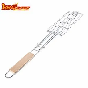 Kuchenka z grillem do hot dogów z drewnianym uchwytem